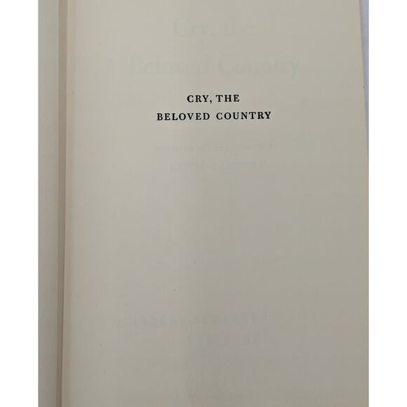 Cry The Beloved Country By Alan Paton Modern Standard Vintage Novel 1950 - Picture 8 of 16